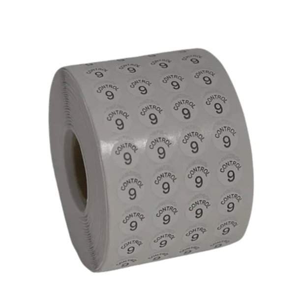 Etiketleme Makinesi Kontrol Etiket 9 No (5 Rulo 50.000 Adet) - Image 1