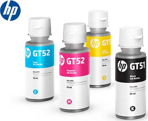 HP M0H54AE (GT52) CYAN ŞİŞE MUREKKEP KARTUSU 8.000 SAYFA - Image 1