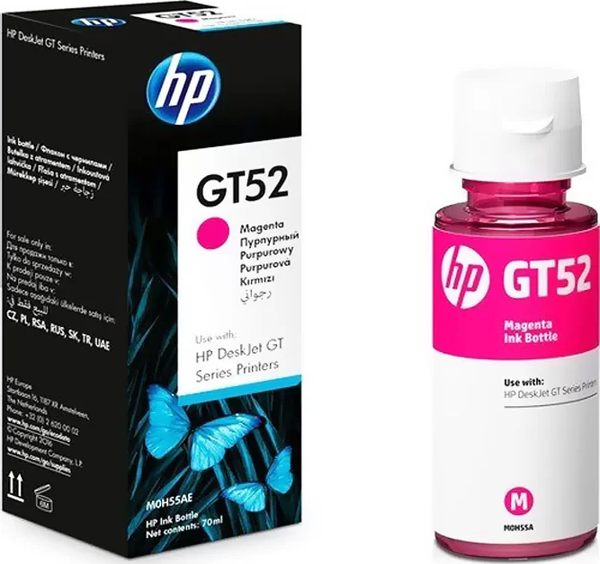 HP M0H55AE GT52 KIRMIZI MÜREKKEP KARTUŞ 8000 SAYFA ŞİŞE (GT5810 GT5820) - Image 1