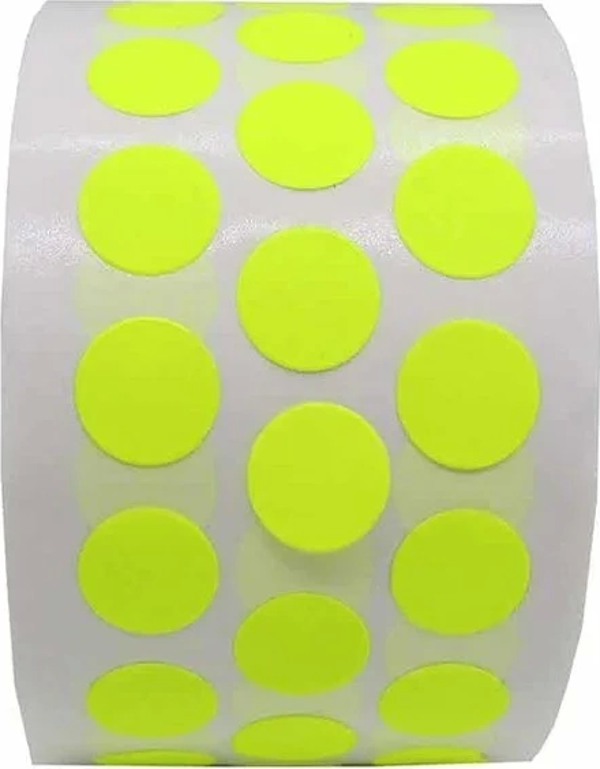 Etiketleme Makinesi Nokta Etiket Sarı - Image 1