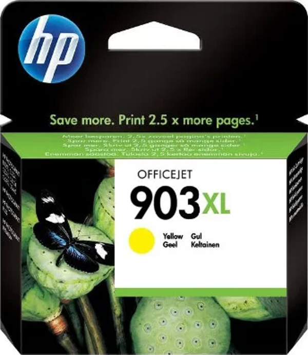 HP T6M11AE (903XL) SARI YUKSEK KAPASITELI MUREKKEP KARTUSU 825 SAYFA - Image 1