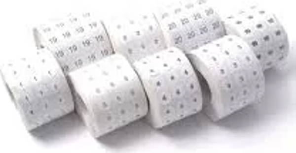 Fdm Numaralı Etiket 1 Numara (1 Rulo 5000 Adet) - Image 1