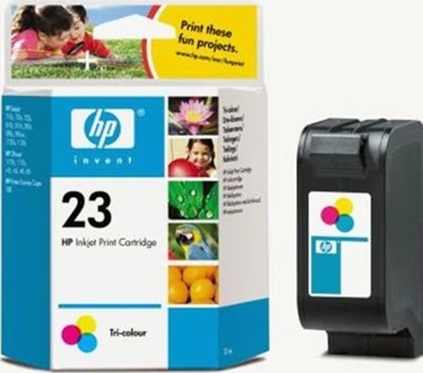 OUTLET HP C1823D 23 3 RENK MÜREKKEP ORJİNAL KARTUŞ 620 SAYFA (710C 810C 1120C R40 T45) - Image 1