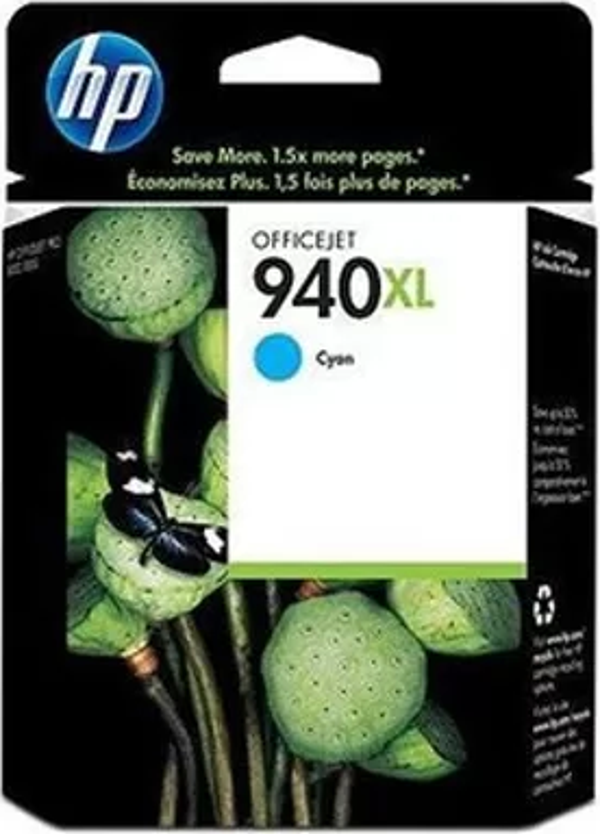 OUTLET HP C4907AE 940XL MAVİ ORJİNAL MÜREKKEP KARTUŞ 1400 SAYFA YÜKSEK KAPASİTE (PRO8000 PRO8500 PRO8500A) - Image 1