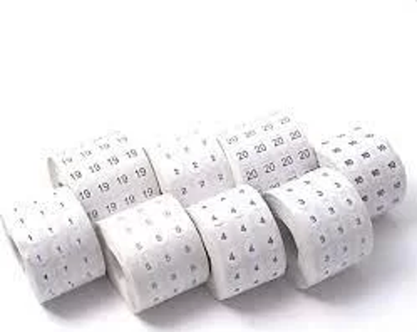 Fdm Numaralı Etiket 36 Numara (1 Rulo 5000 Adet) - Image 1