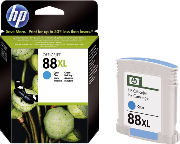 OUTLET HP C9391AE 88XL MAVİ ORJİNAL MÜREKKEP KARTUŞ 1200 SAYFA YÜKSEK KAPASİTE (K550 L7380 L7580 K5300 L7480) - Image 1