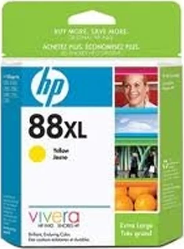 OUTLET HP C9393AE 88XL SARI ORJİNAL MÜREKKEP KARTUŞ 1200 SAYFA YÜKSEK KAPASİTE (K550 L7380 L7580 K5300 L7480) - Image 1