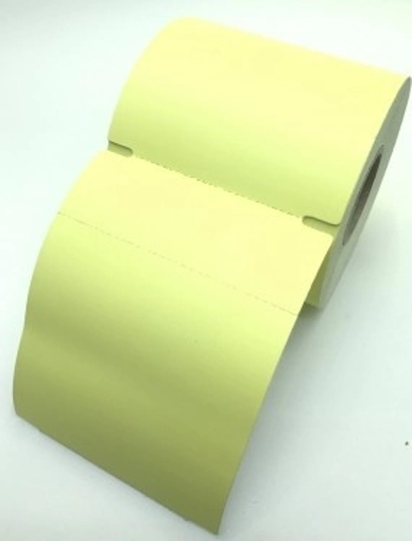 TERMAL KARTON RAF ETİKETİ SARI 135X100 300 ADET - Image 1
