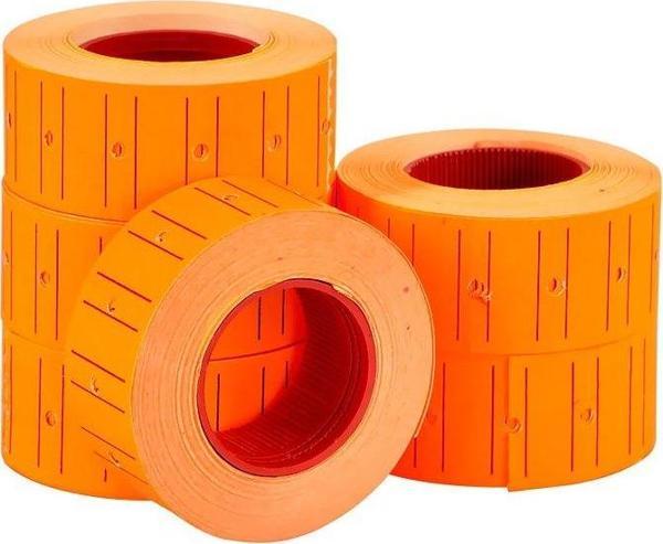 TANEX FİYAT ETİKETİ 12x21mm FOSFORLU TURUNCU 6LI - Image 1