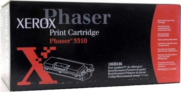 OUTLET XEROX 106R00646 SİYAH ORJİNAL TONER 6000 SAYFA (PHASER 3310) - Image 1