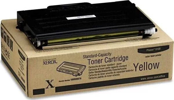 OUTLET XEROX 106R00678 SARI ORJİNAL TONER 2000 SAYFA (PHASER 6100) - Image 1