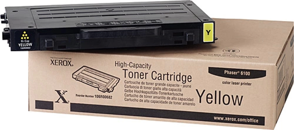 OUTLET XEROX 106R00682 SARI ORJİNAL TONER 5000 SAYFA YÜKSEK KAPASİTE (PHASER 6100) - Image 1
