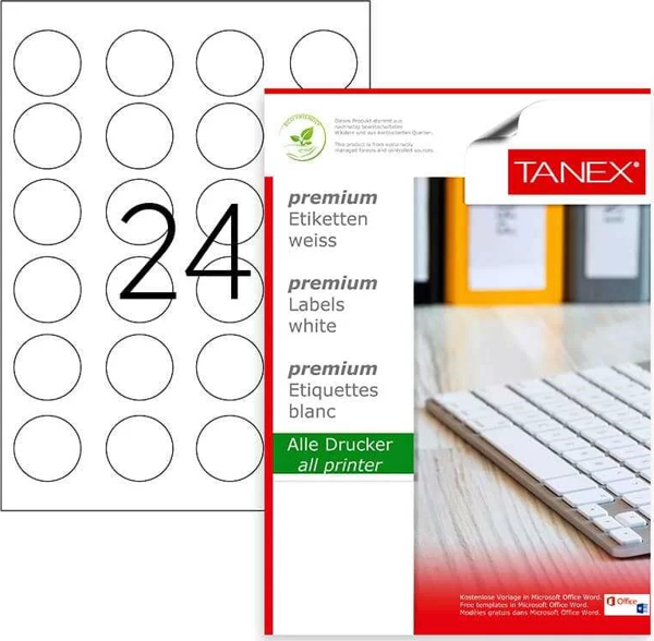 Tanex Laser Etiket Kod 2140 X 40mm - Image 1