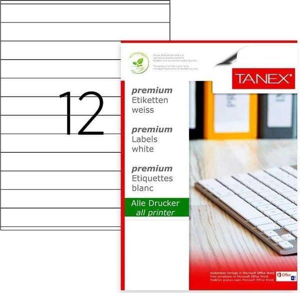 Tanex Laser Etiket Kod 2524 210mm x 24mm - Image 1