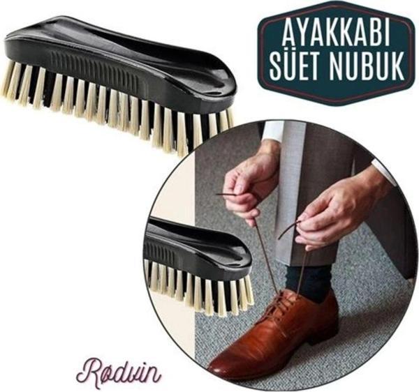 Smyrna Rødvin Ayakkabı Bot Süet Nubuk Fırçası - Image 1