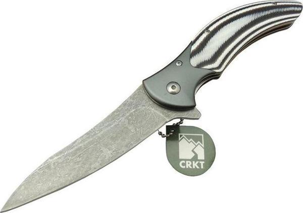 CRKT Damas CR 0029 Kamp Çakı 23 cm - Fiber Saplı, Otomatik, Kılıflı, Kutulu - Image 1