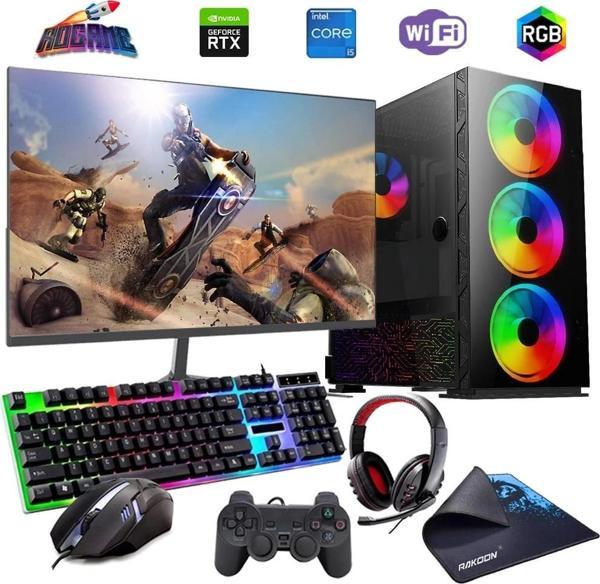 I5 12400F 16GB DDR4 480SSD 12GB RTX3060 24" Mon. Oyun Bilgisayarı (Gaming SET) - Image 1