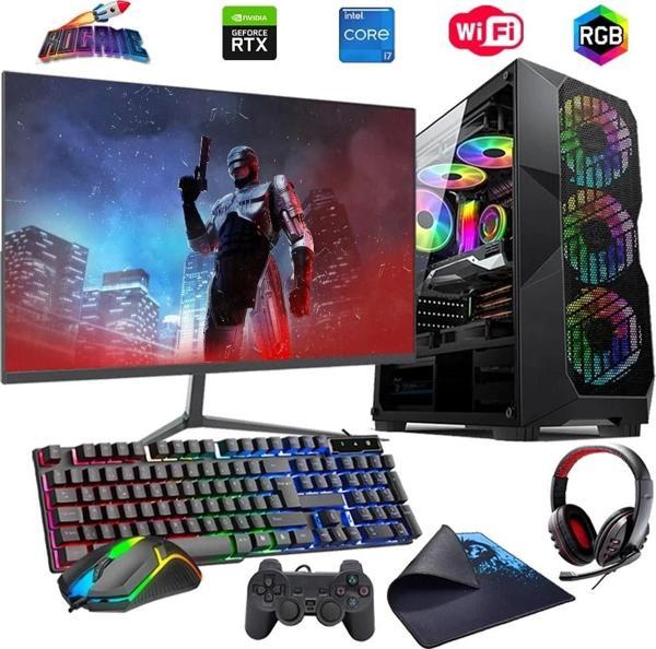 i7 14700F 16GB DDR4 480SSD 6GB RTX3050 27" 165HzMon. Oyun Bilgisayarı (Gaming SET) - Image 1