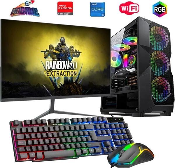 i7 14700F 16GB DDR4 480SSD 8GB RX580 24" Mon. Oyun Bilgisayarı - Image 1