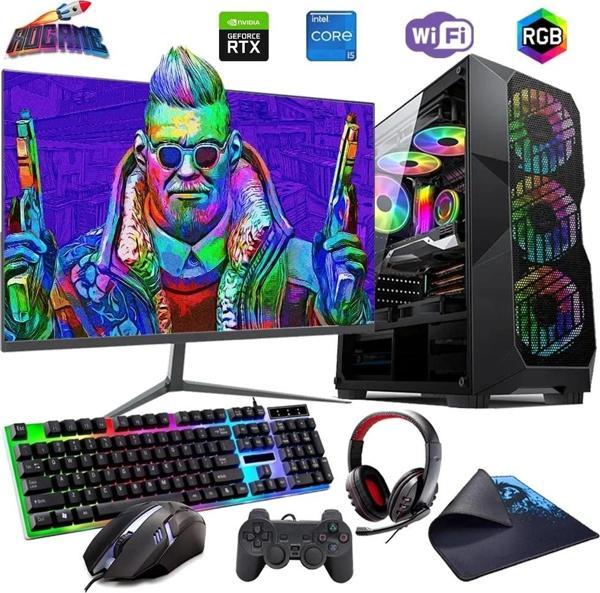I5 12400F 16GB DDR4 480SSD 6GB RTX3050 24" Mon. Oyun Bilgisayarı (Gaming SET) - Image 1