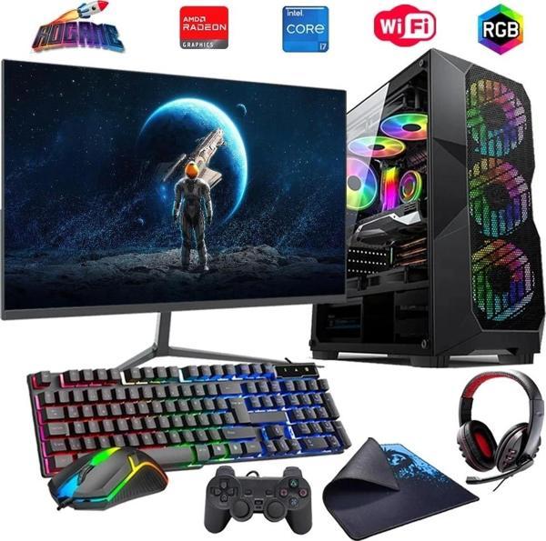 i7 14700F 32GB DDR4 1TB M2 8GB RX580 27" 165Hz Mon. Oyun Bilgisayarı (Gaming SET) - Image 1