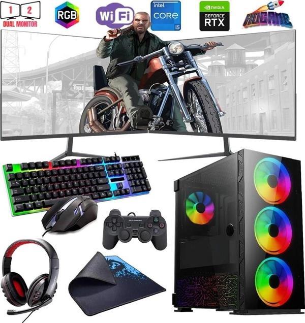 I5 12400F 32GB DDR4 1TB M2 12GB RTX3060 Çift 24" Mon. Oyun Bilgisayarı (Gaming SET) - Image 1