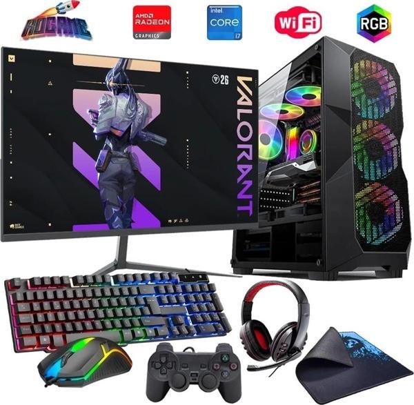İ7 13700F 32GB DDR4 1TB M2 8GB RX580 24" Mon. Oyun Bilgisayarı (Gaming SET) - Image 1