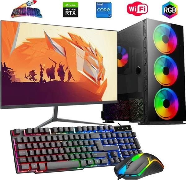 i7 14700F 16GB DDR4 480SSD 12GB RTX3060 24" Mon. Oyun Bilgisayarı - Image 1