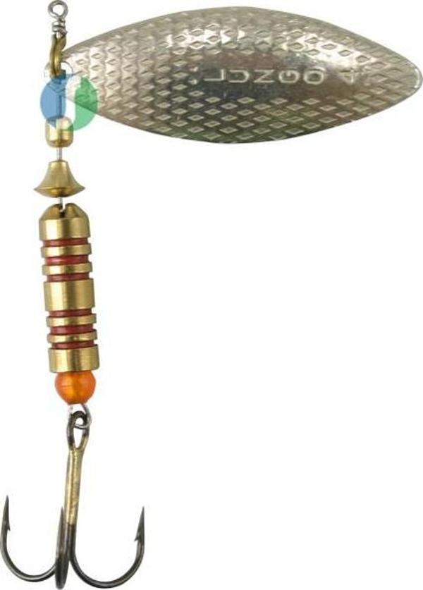 Alabalık Turna Döner Olta Kaşık - Ilba Lungo 50104 - Gümüş - No:4 - Image 1