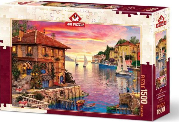 Art Puzzle 1500 Parça Puzzle Akdeniz Limanı 5374 - Image 1