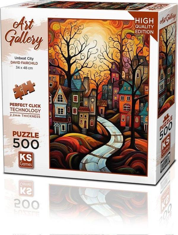 Ks Games Puzzle 500 Parça Houses 20076 - Image 1