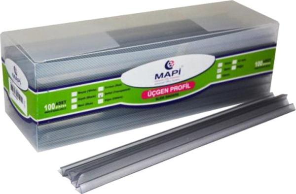 Mapi Üçgen Profil 12 Mm Siyah (100 Lü Paket) 2141201 - Image 1