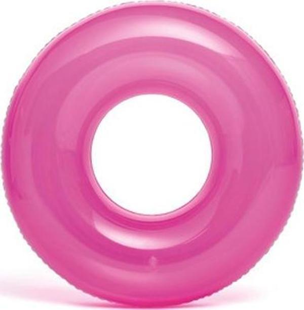 Intex Şeffaf Jumbo Çocuk Yüzme Simidi Mor 76 cm (59260) - Image 1