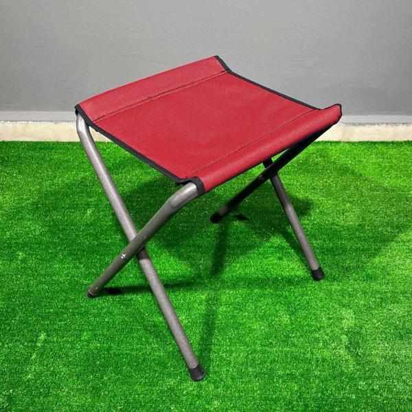 Argeus Katlanabilir Pedli Tabure Bordo - Image 1