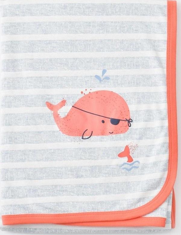 Bibaby Pirate Finny Bebek Battaniyesi 85x90 Cm 64622 - Image 1