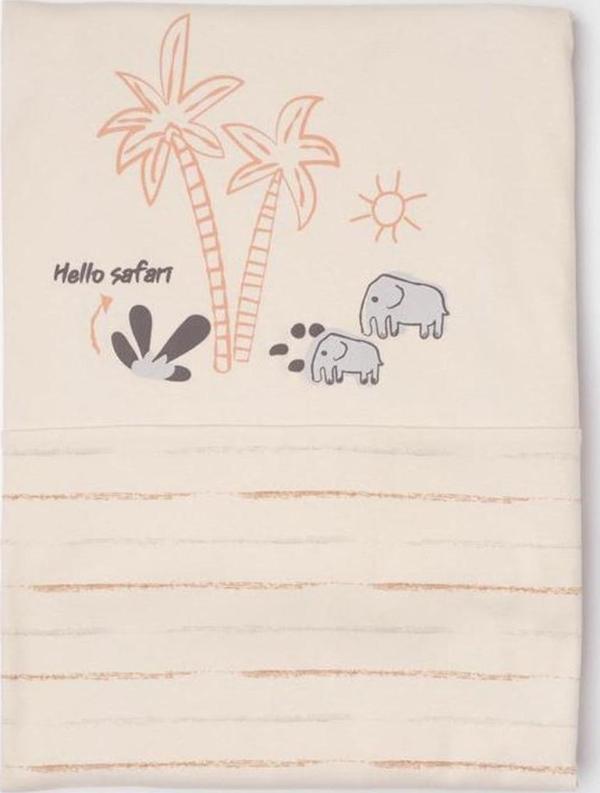 Biorganic Hello Safari Bebek Battaniyesi 85x90 64688 - Image 1