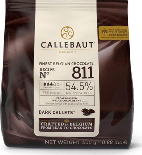 Callebaut 70-30-38 400 Gr Extra Bitter Drop Çikolata - Image 1
