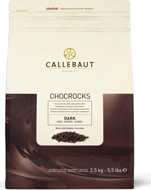 Callebaut Chocorocks Bitter Parça Çikolata 2,5 Kg - Image 1