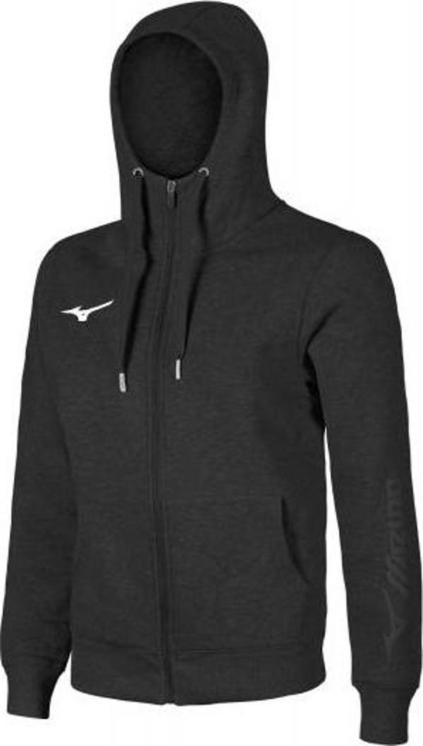 Sweat Hoodie Erkek Fermuarlı Sweatshirt Siyah - Image 1