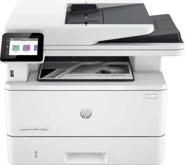 HP MFP M4103DW 2Z627A Wi-Fi + Tarayıcı + Fotokopi Mono Çok Fonksiyonlu Lazer Yazıcı - Image 1