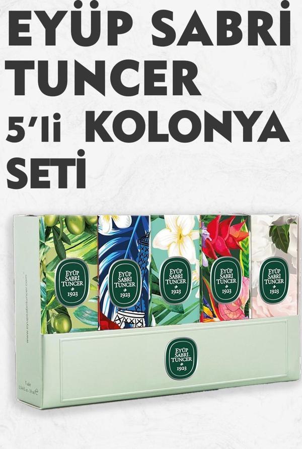 Eyüp Sabri Tuncer 5'li Kolonya Set No 3 - Image 1