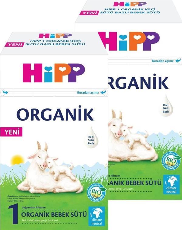 Hipp 1 Organik Keçi Sütü Bazlı Bebek Sütü 400 gr x 2 Adet - Image 1