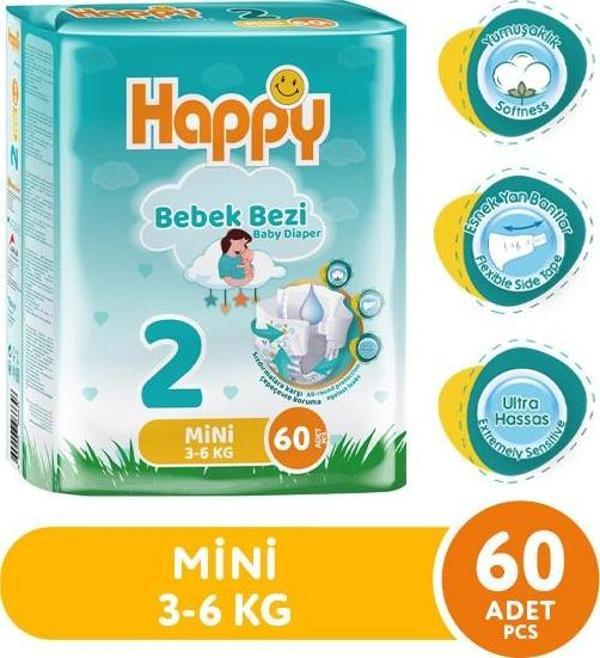 Happy Bebek Bezi Mini 2 No 60 lı - Image 1