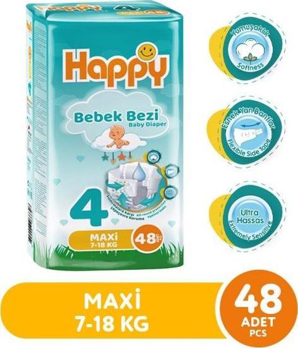Happy Bebek Bezi Maxi 4 No 48 li - Image 1