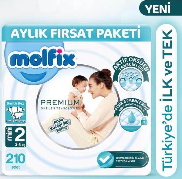 Molfix Premium Fırsat Paketi 2 No 70 li x 3 Adet - Image 1