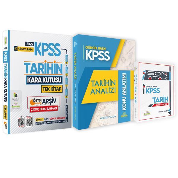 2025 KPSS Tarih 3lü Set Kara Kutu - Son ATAK - Tarihin Analizi Konu Anlatım-Soru Bankası SETİ - Karakutu Yayınları - Image 1