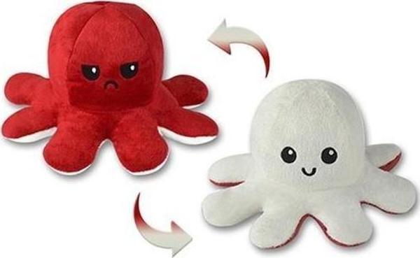 Mood Değiştiren Ahtapot Yastık Çift Yüzlü Ahtapot Peluş 20 Cm - Uyku Ve Oyun Arkadaşı Peluş Oyuncak - Image 1