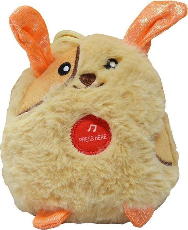 Sevimli Sesli Mini Köpek Peluş 10 CM - Uyku Ve Oyun Arkadaşı Peluş Oyuncak - Image 1
