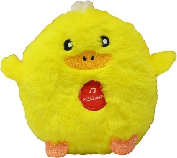 Sevimli Sesli Mini Ördek Peluş Sarı 10 CM - Uyku Ve Oyun Arkadaşı Peluş Oyuncak - Image 1