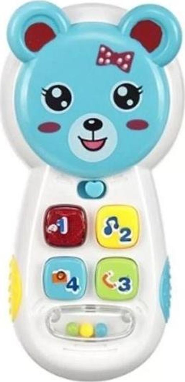 Zeytoys ZEY2023 Müzikli Telefon,Oyuncak Müzikli Işıklı Aynalı Telefon - Image 1